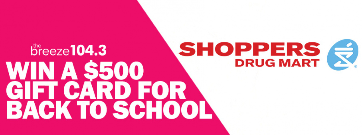 WIN: $500 for Back to School with Shoppers Drug Mart