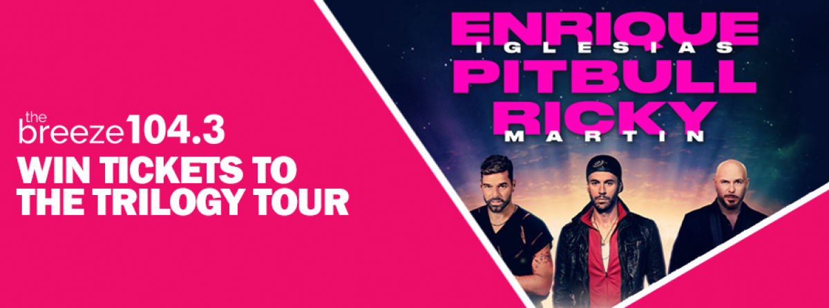 Win tickets to the Trilogy Tour: Enrique, Pitbull & Ricky