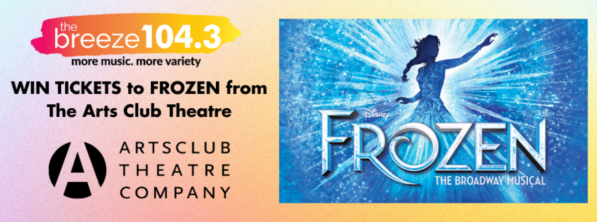 Win a 4 Pack of Tickets to The Arts Club Theatre's Production of Frozen The Musical