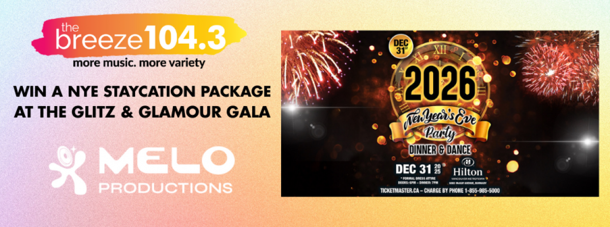 Win a NYE Staycation at Melo Production's 2026 NYE Glitz & Glamour Gala