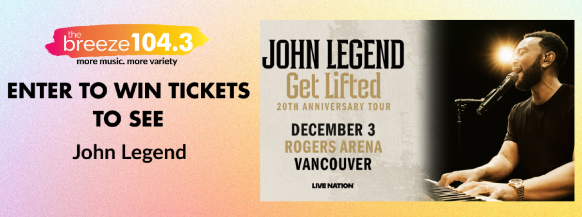Win tickets to John Legend!
