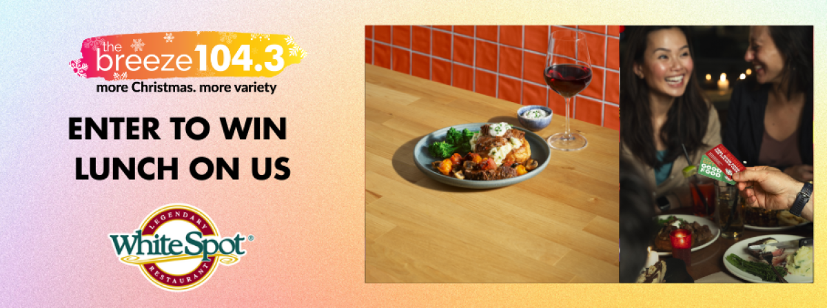 Win Lunch on Us to White Spot!