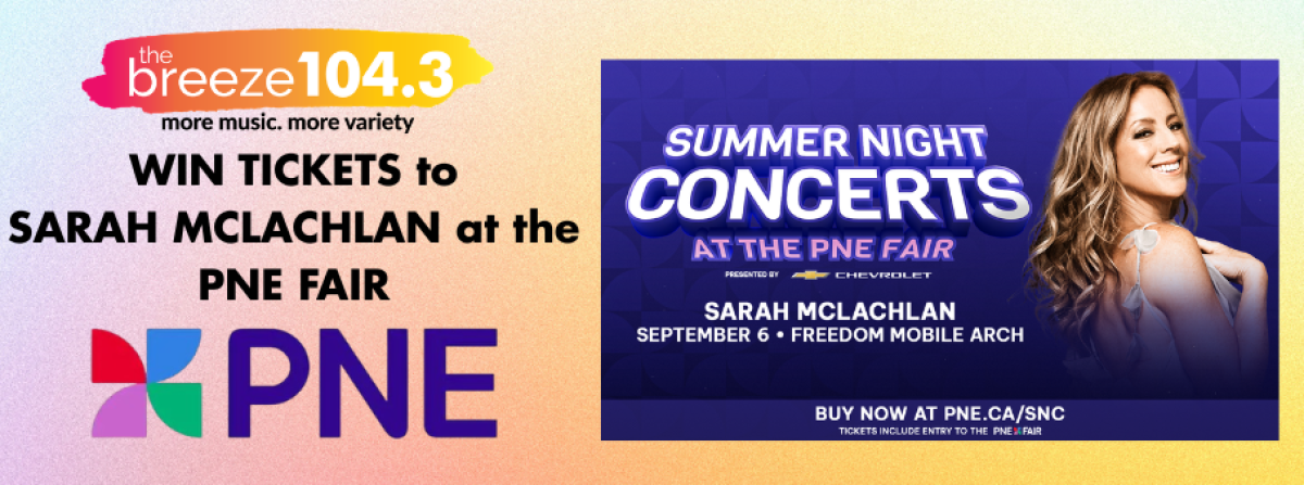 Win Tickets to Sarah McLachlan at the PNE Fair